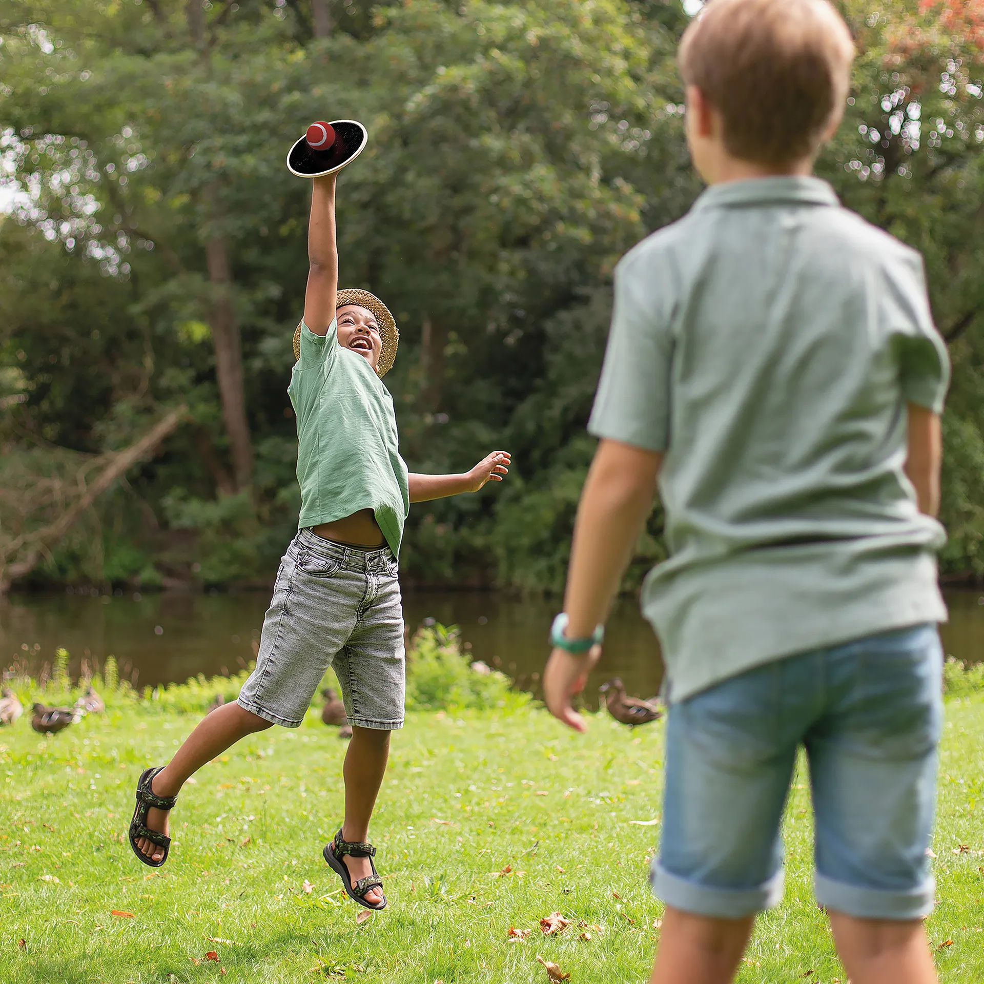 Klettballspiel "Catch Game", 3-tlg.