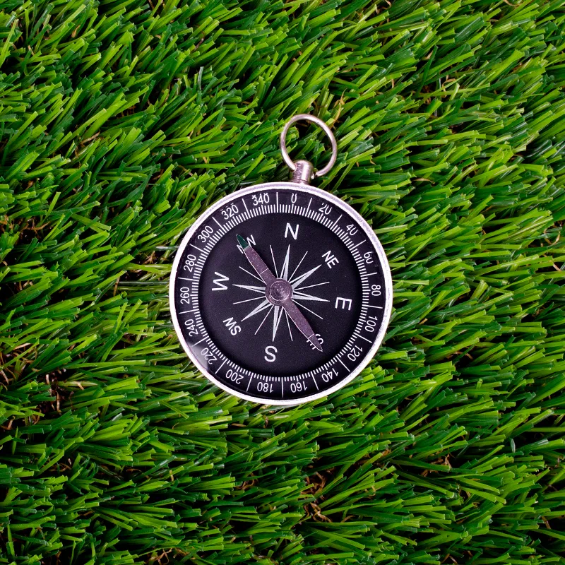 Kompass aus Metall, 45 mm ø
