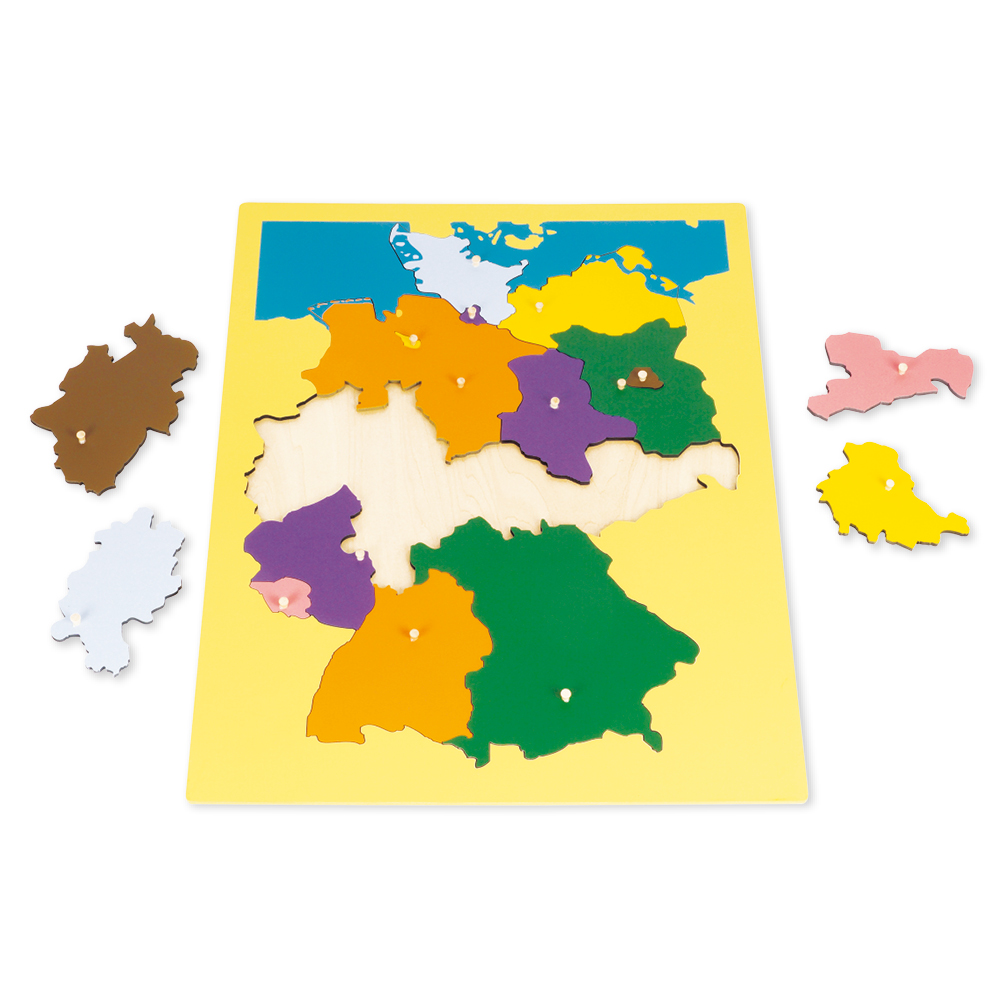 TimeTEX Puzzlekarte Deutschland "Montessori Premium" TimeTEX Puzzlekarte Deutschland "Montessori Premium"