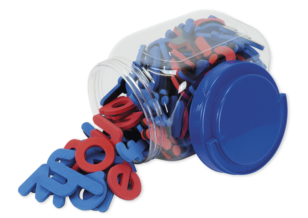 TimeTEX Magnet-Klein-Buchstaben in Dose, ca. 5,8 cm, 123-tlg.