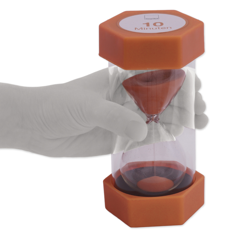 Mega-Sanduhr 16cm hoch, 7 cm ø Mega-Sanduhr 16cm hoch, 7 cm ø