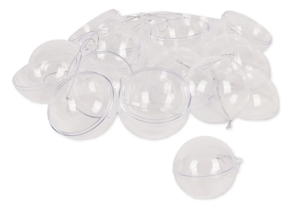 Plastikform "Kugel", 12 Stück