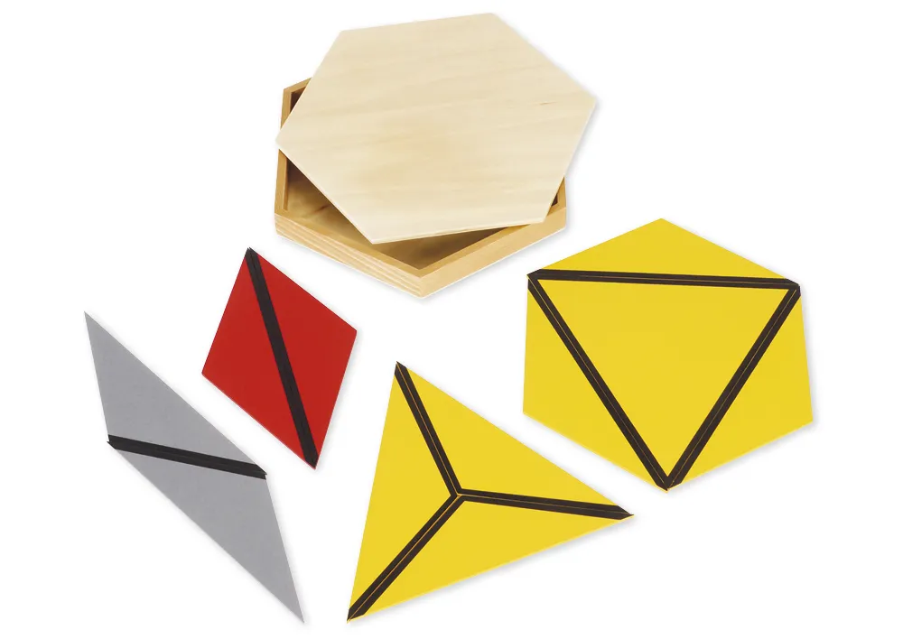 5 boîtes de triangles constructeurs TimeTEX « Montessori Premium »