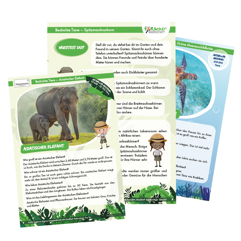 Play & Go-Spieltasche "Bedrohte Tierwelt", 10-tlg.
