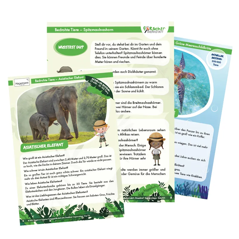 Play & Go-Spieltasche "Bedrohte Tierwelt", 10-tlg.