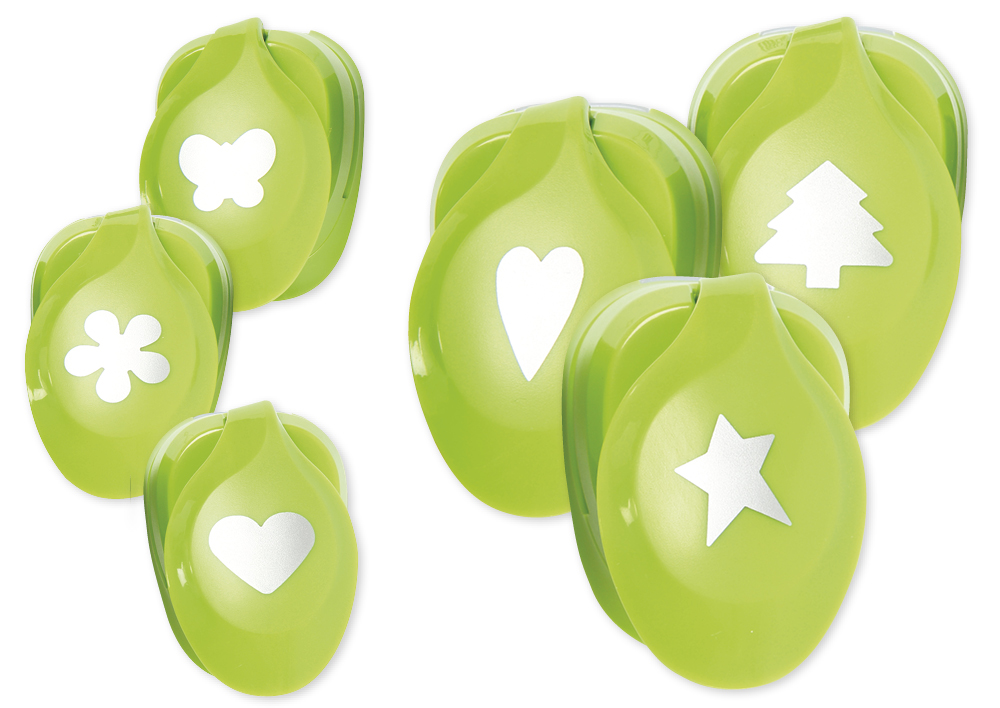 Set Motiv-Stanzer für Moosgummi, 3-tlg.