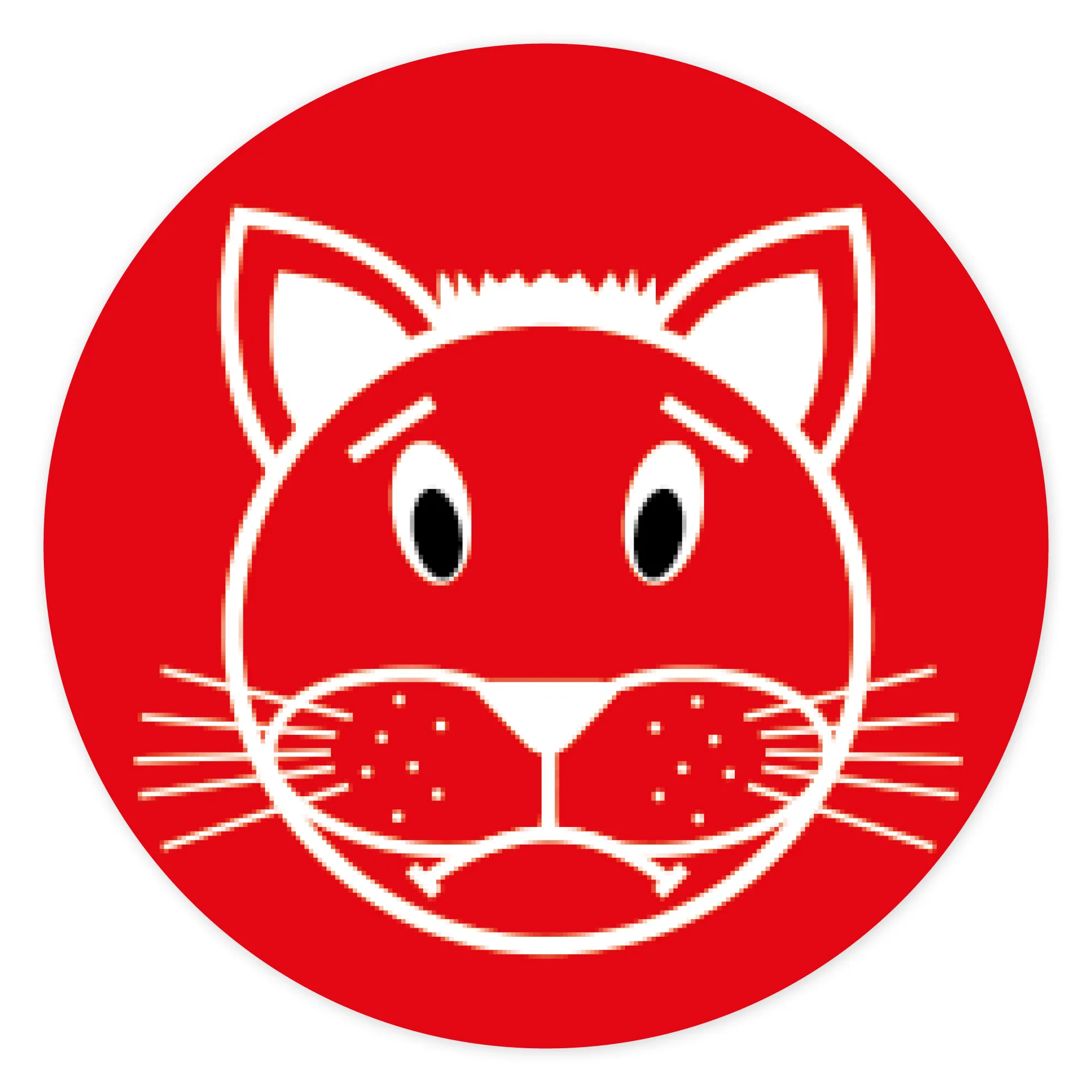 Sada oboustranných magnetek "Obličeje zvířátek"