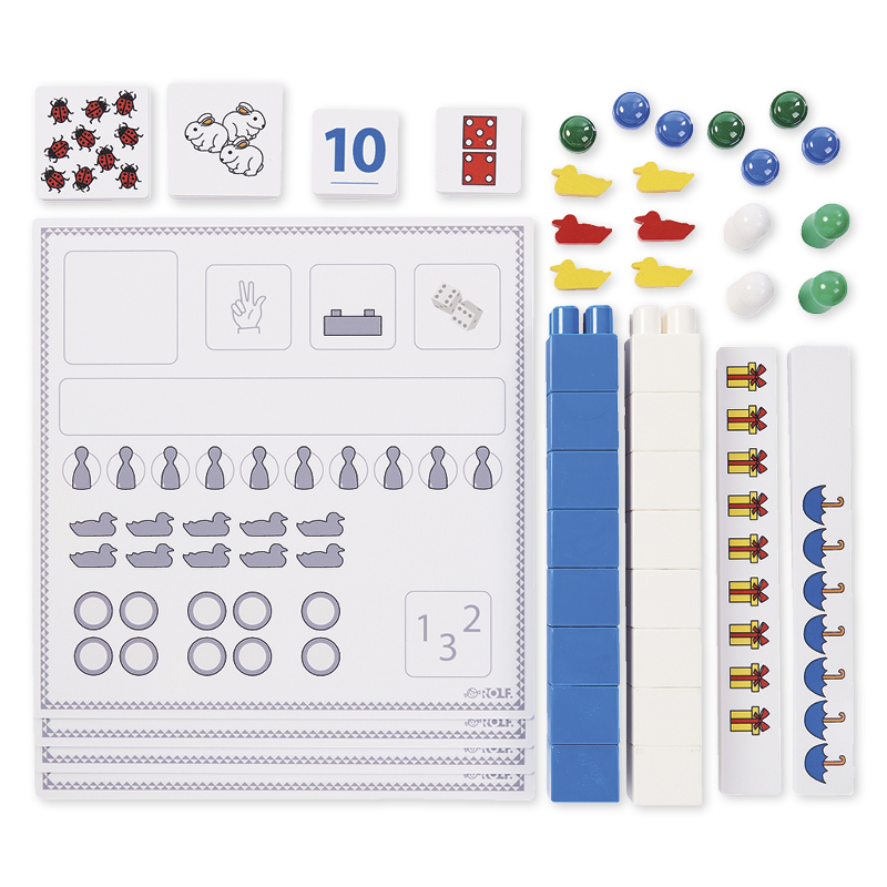 TimeTEX Lernspiel "Zähl bis 10", 135-tlg.