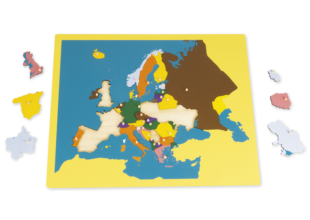 TimeTEX Puzzlekarte Europa "Montessori Premium" TimeTEX Puzzlekarte Europa "Montessori Premium"