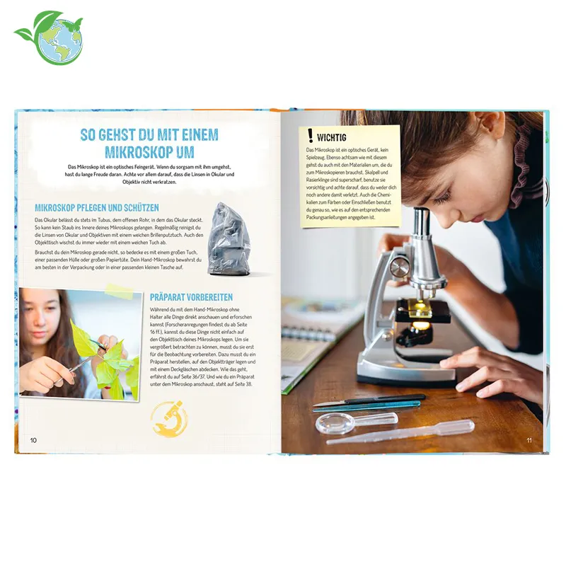 Buch "Das Mikroskop. Der große Einstieg in die Welt der Zellen & Bakterien", 95 Seiten
