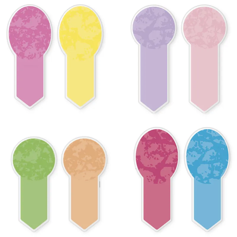 TimeTEX bokmärken 16 stycken, självhäftande