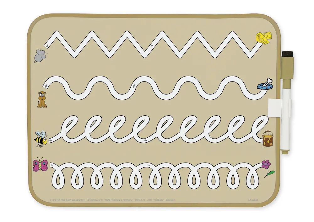 Prima-Colori övningswhiteboard för gunga, magnetisk