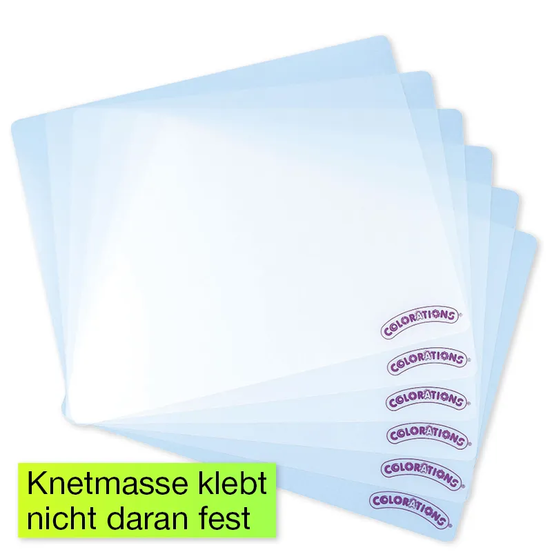 Modellier-Unterlegmatten, 6 Stück