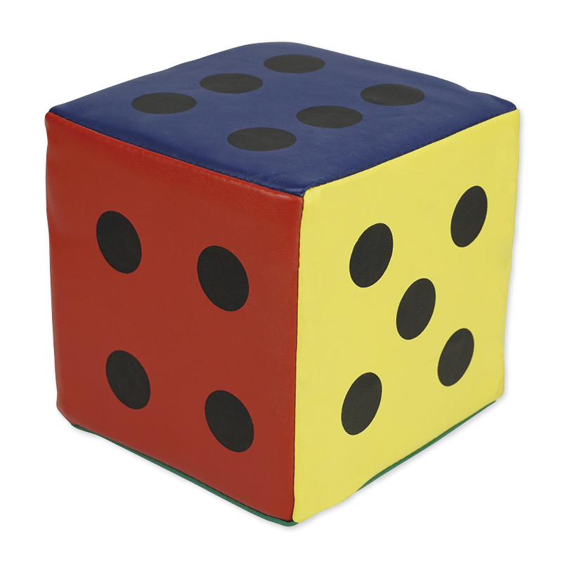 Flüster-Würfel mit Augen L, 14 cm