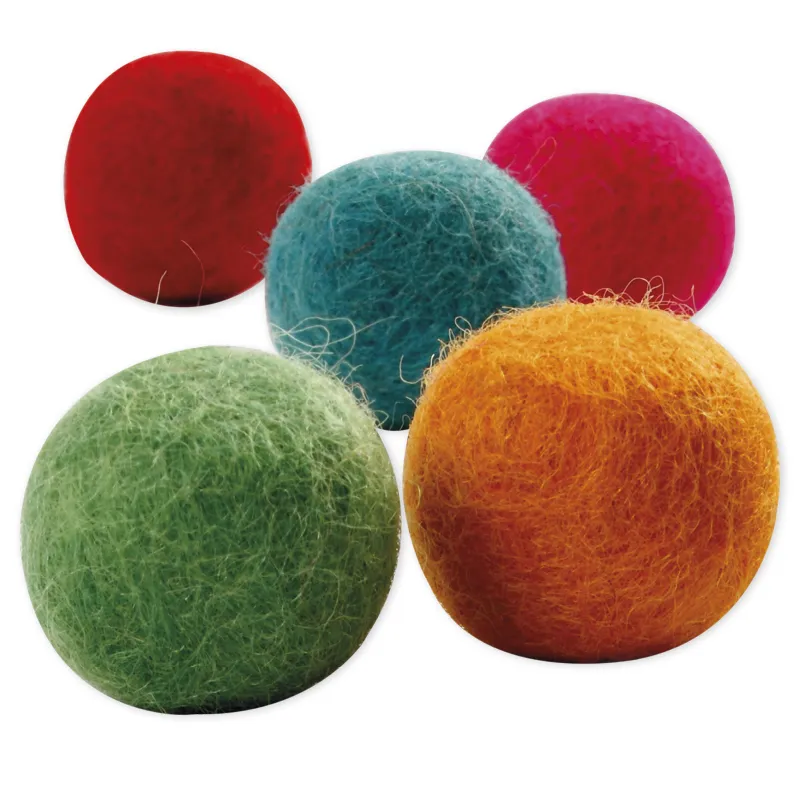 Filz-Kugeln 2 cm ø, 64 Stück