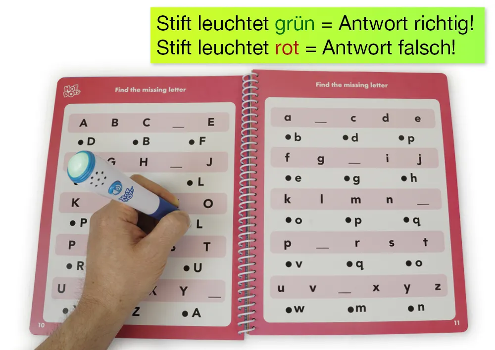 Sprechender Lese-Stift mit Übungs-Büchern