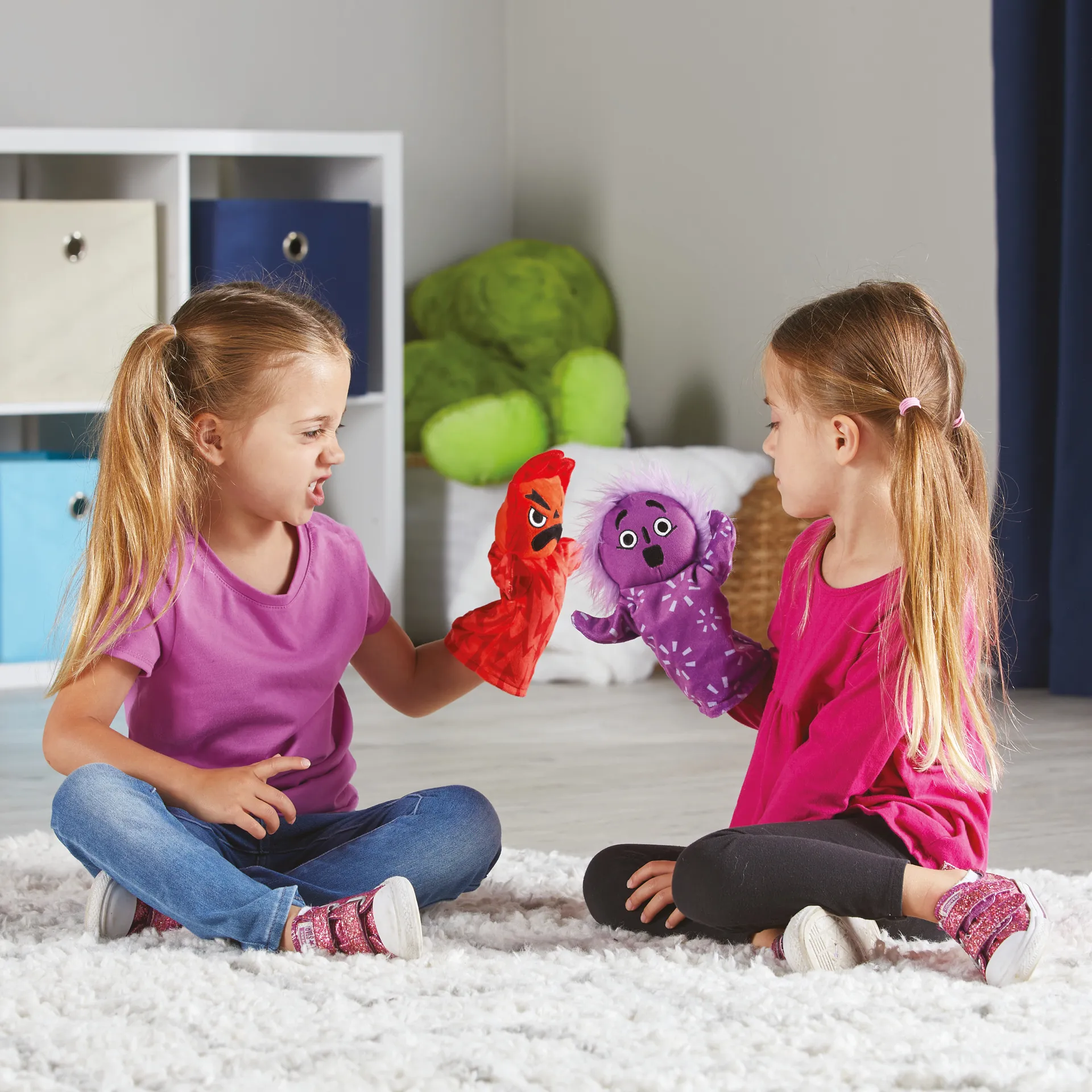 Set de 5 marionnettes « Émotions »