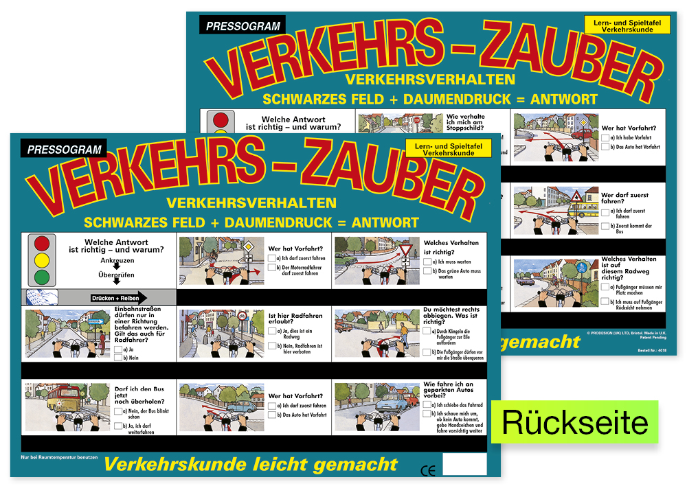 TimeTEX Zaubertafel "Verkehrserziehung" Verhalten TimeTEX Zaubertafel "Verkehrserziehung" Verhalten