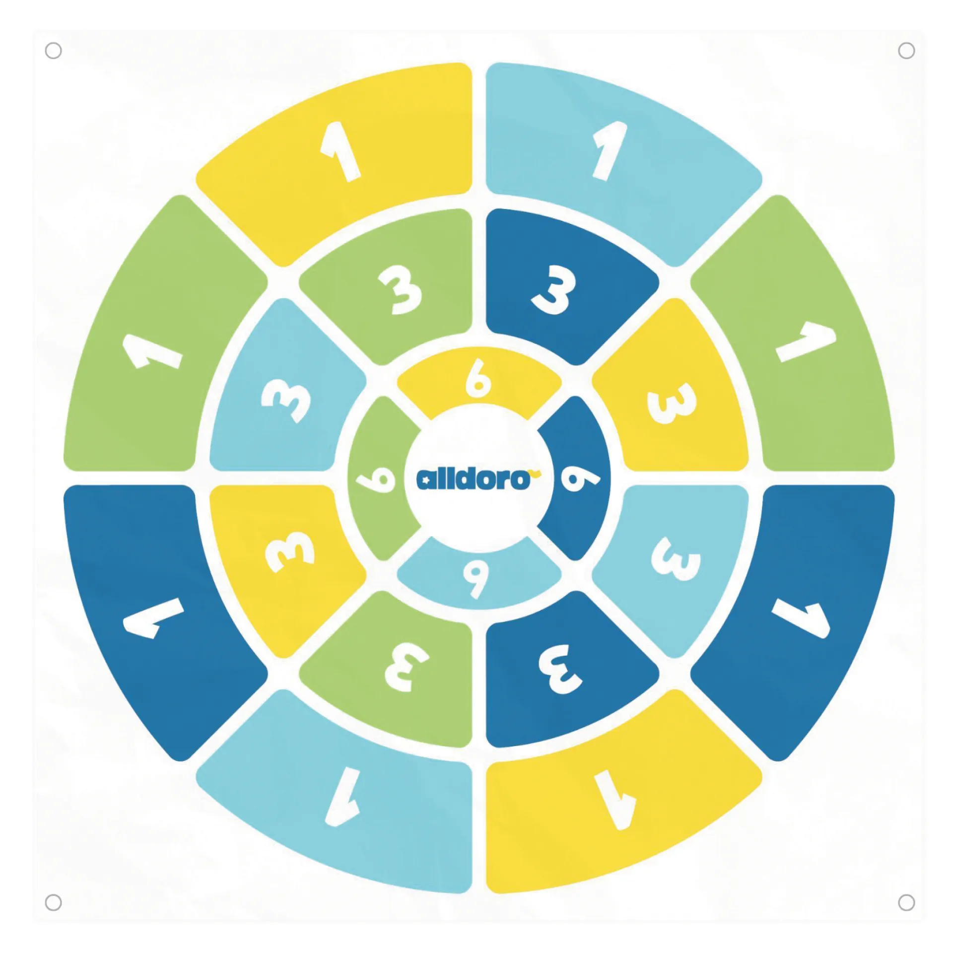 Wurfspiel "XXL Kick & Darts", 23-tlg.