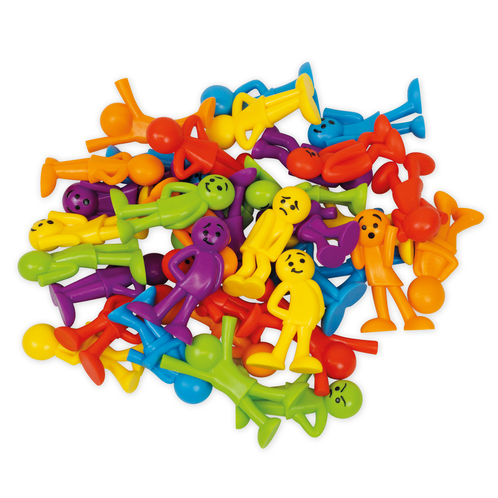 Set Emotions-Figuren farbig sortiert, 54-tlg., in Box Set Emotions-Figuren farbig sortiert, 54-tlg., in Box