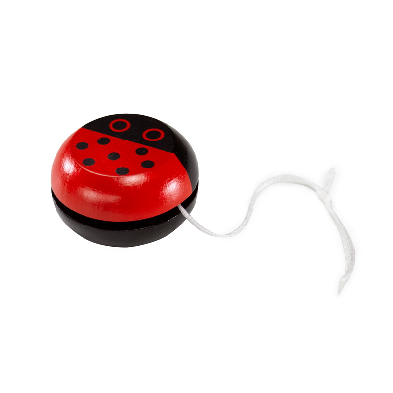 Yo-yo din lemn "buburuză", ø 4 cm