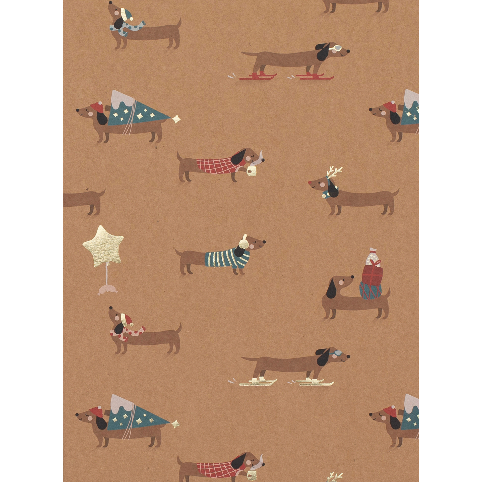 Kraftpapier-Block "Magic Christmas Paper" A4, 20 Blatt