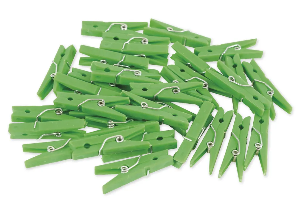 Plastik klemmer 35 mm (t. markeringer), 50 stk i æske