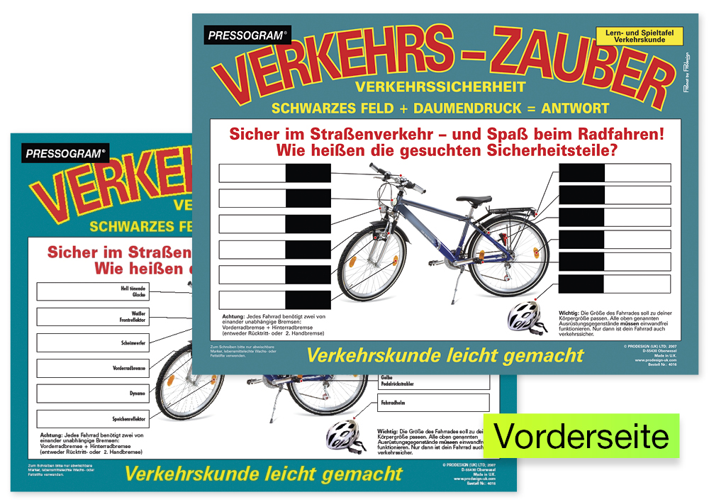 TimeTEX magisk tavle "Trafikuddannelse" cykeltrafiksikkerhed 