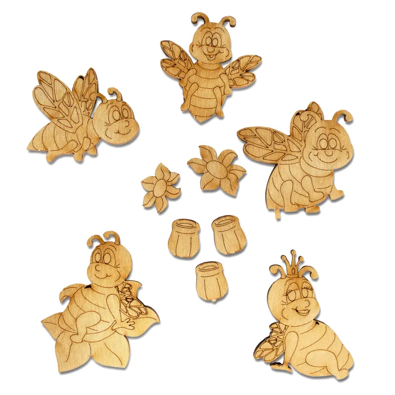 Bastelset "Bienen-Mobile", 7-tlg.