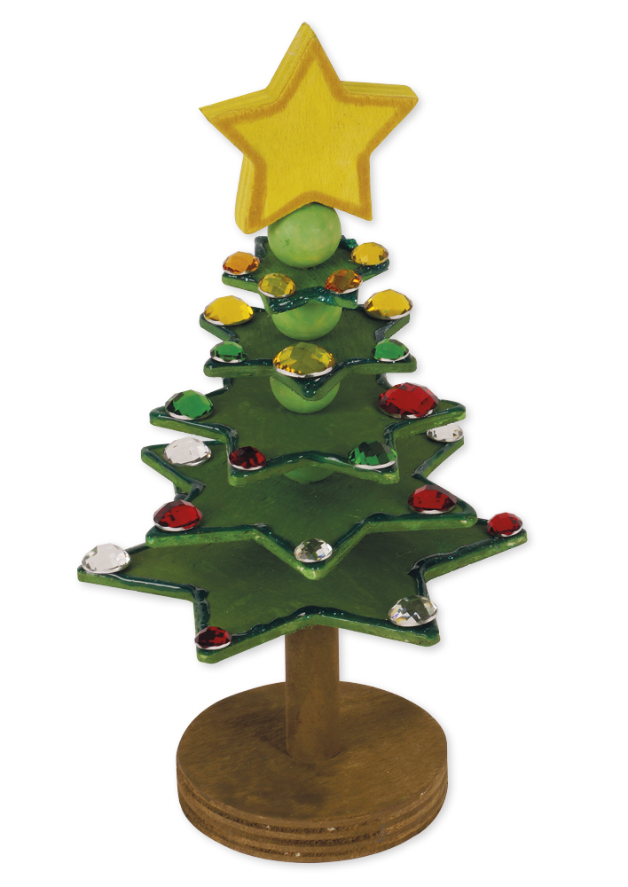 Kleiner Sternenbaum, 3 Stück, 42-tlg.