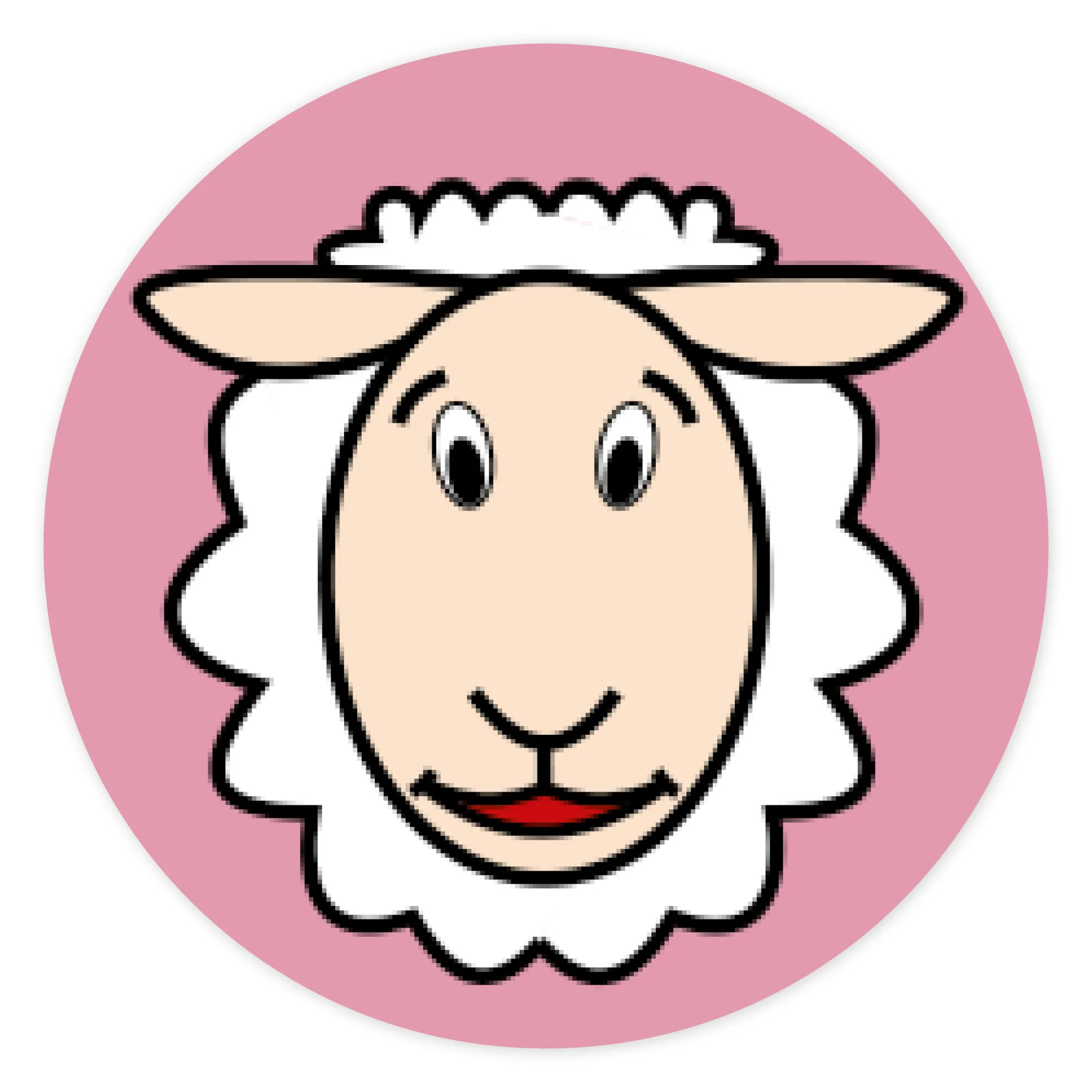 Sada oboustranných magnetek "Obličeje zvířátek"