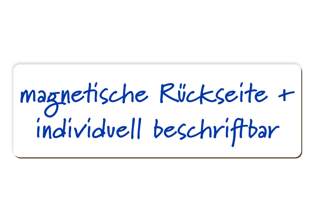 Whiteboard-skyltar, magnetiska, 9,3x29,5 cm, 5 st.