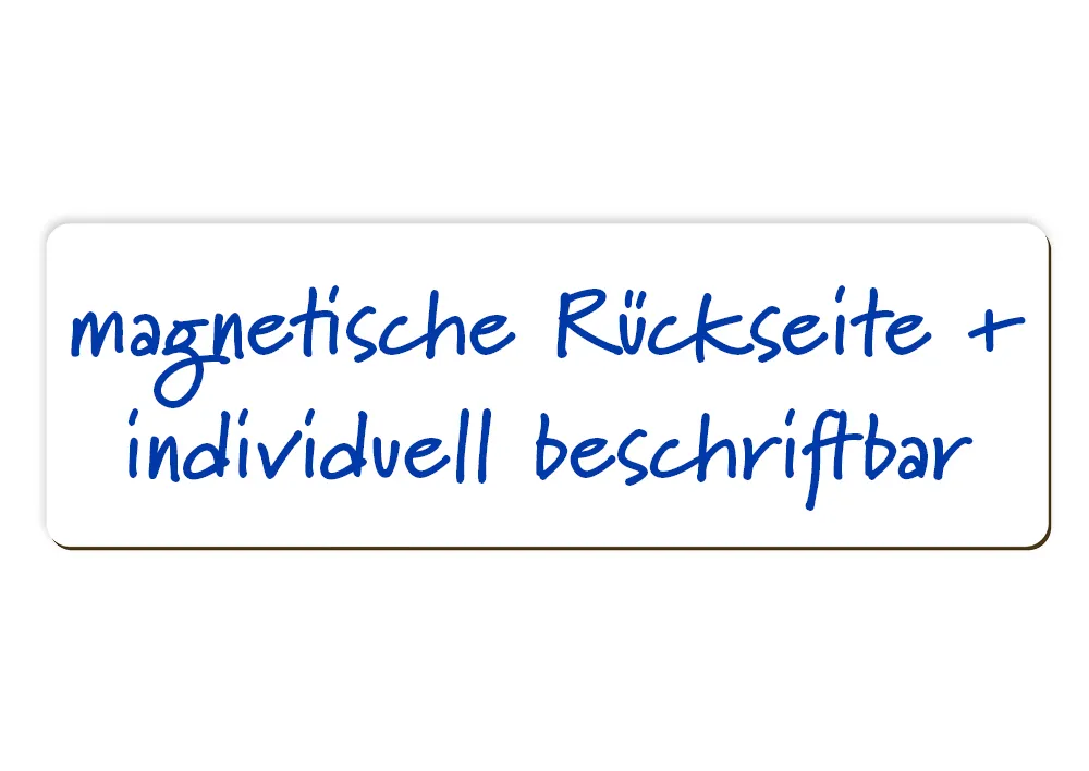 Whiteboard-skyltar, magnetiska, 9,3x29,5 cm, 5 st.