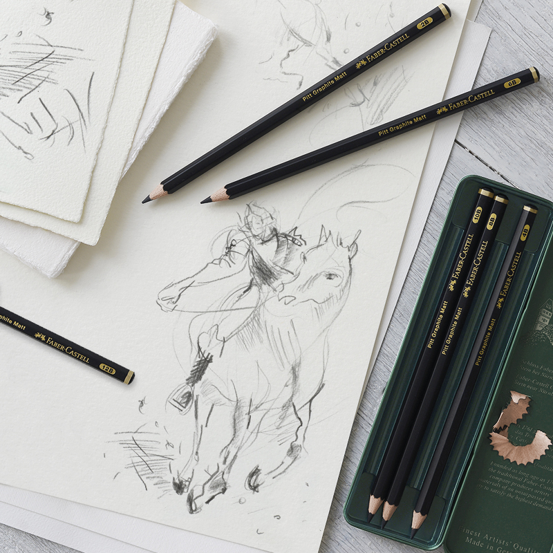 Set Faber-Castell "Pitt Graphite Matt", 6-tlg. Set Faber-Castell "Pitt Graphite Matt", 6-tlg.