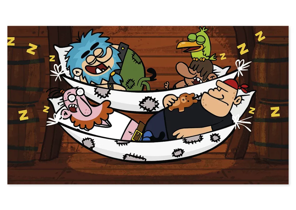 Buch "Die Piraten", 14 Seiten, Kniebuch mit Musik-CD