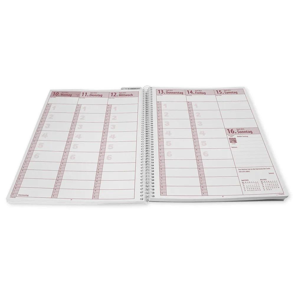 TimeTEX System-Schulplaner Ringbindung A4, gelb, 2026/2027