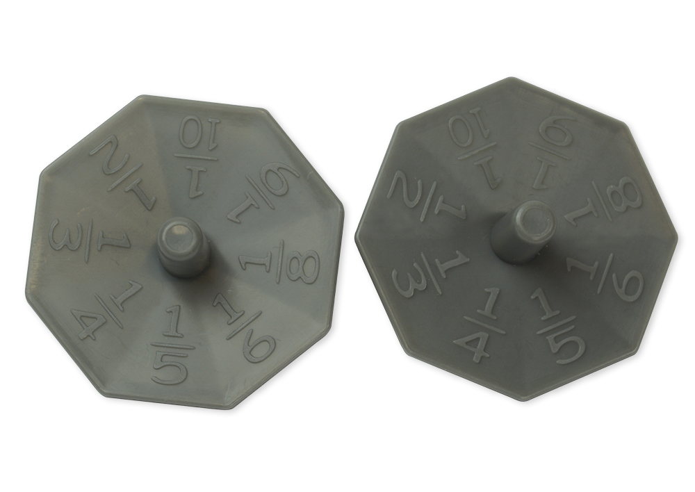 TimeTEX brøkcirkler, 100 mm ø, 146 stk.