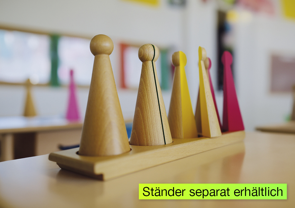 TimeTEX kegler til beregning af fraktioner "Montessori Premium"
