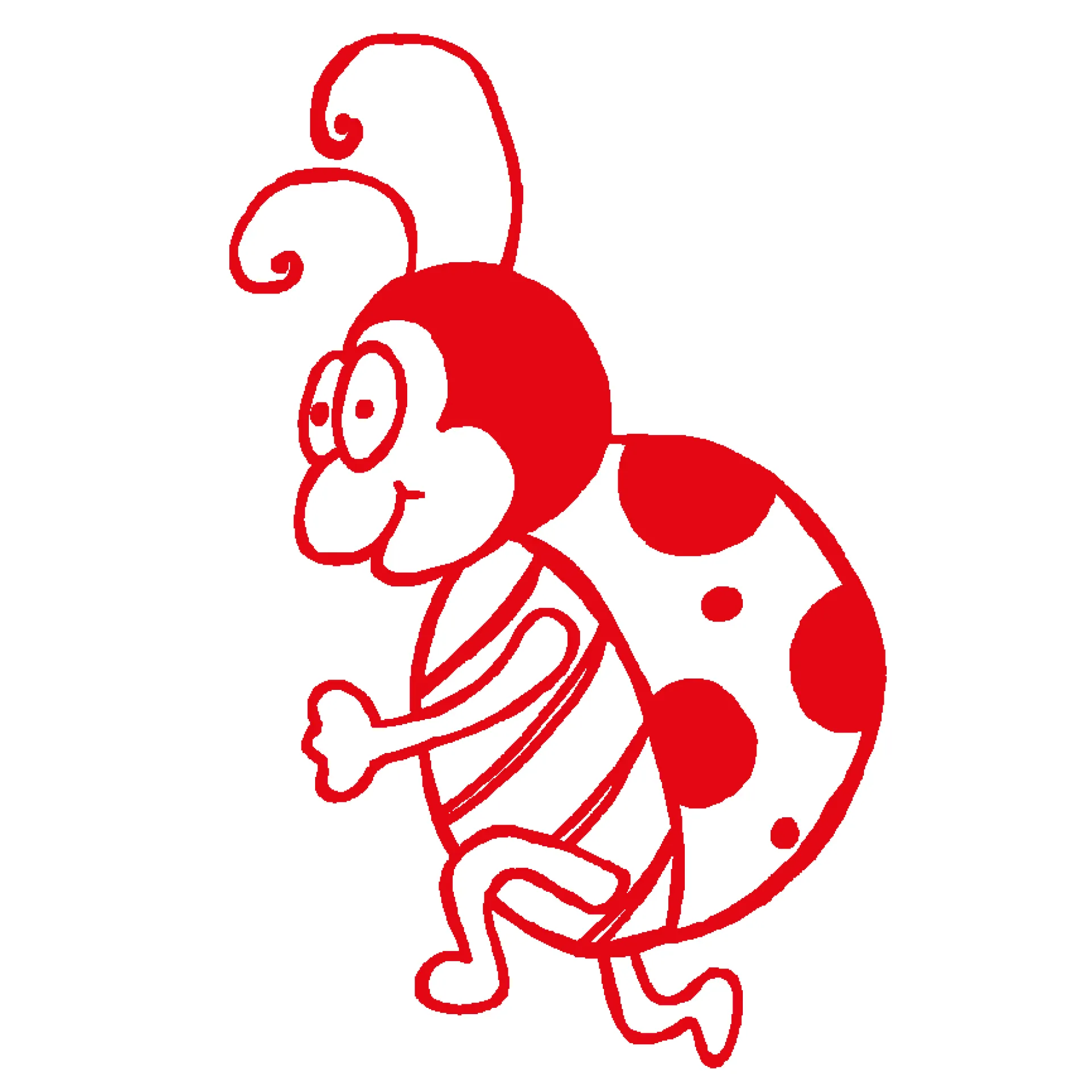 Tampon encreur « Perpetuum » TimeTEX, motif Coccinelle