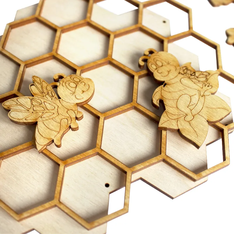 Bastelset "Bienen-Mobile", 7-tlg.