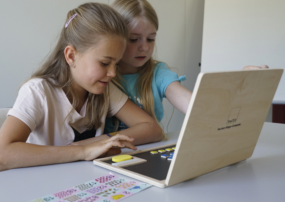 Foldecomputer regne klassesæt, 8 dele, i æske