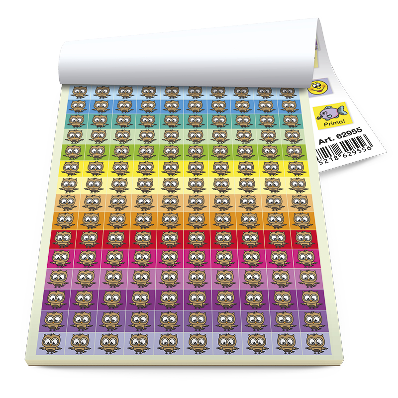 Belöningsklistermärker block XXL tyska, 1 076 st