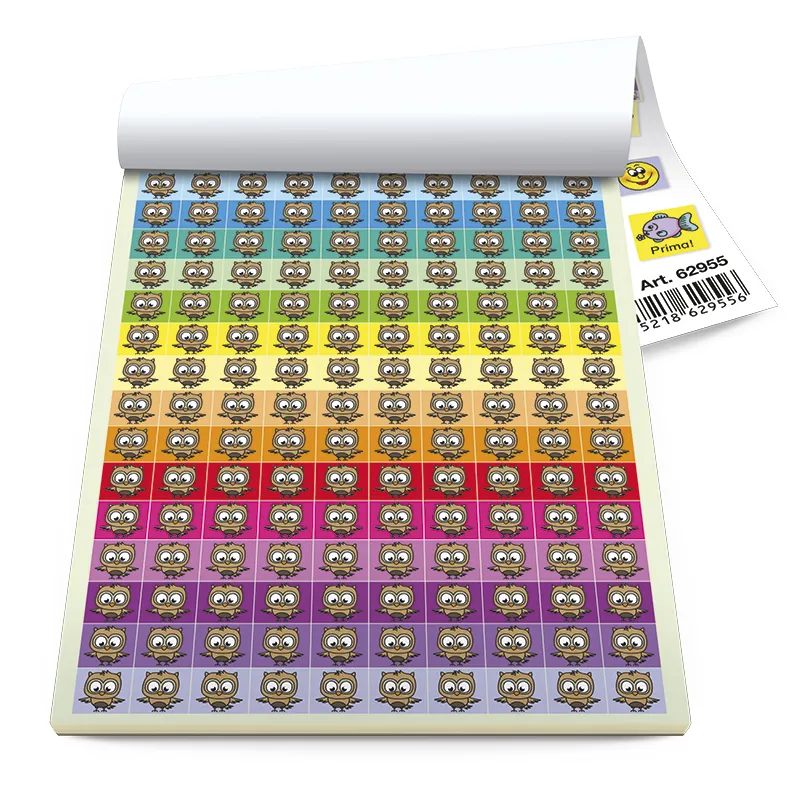 Block Belobigungs-Aufkleber XXL Deutsch, 1.076 Stück