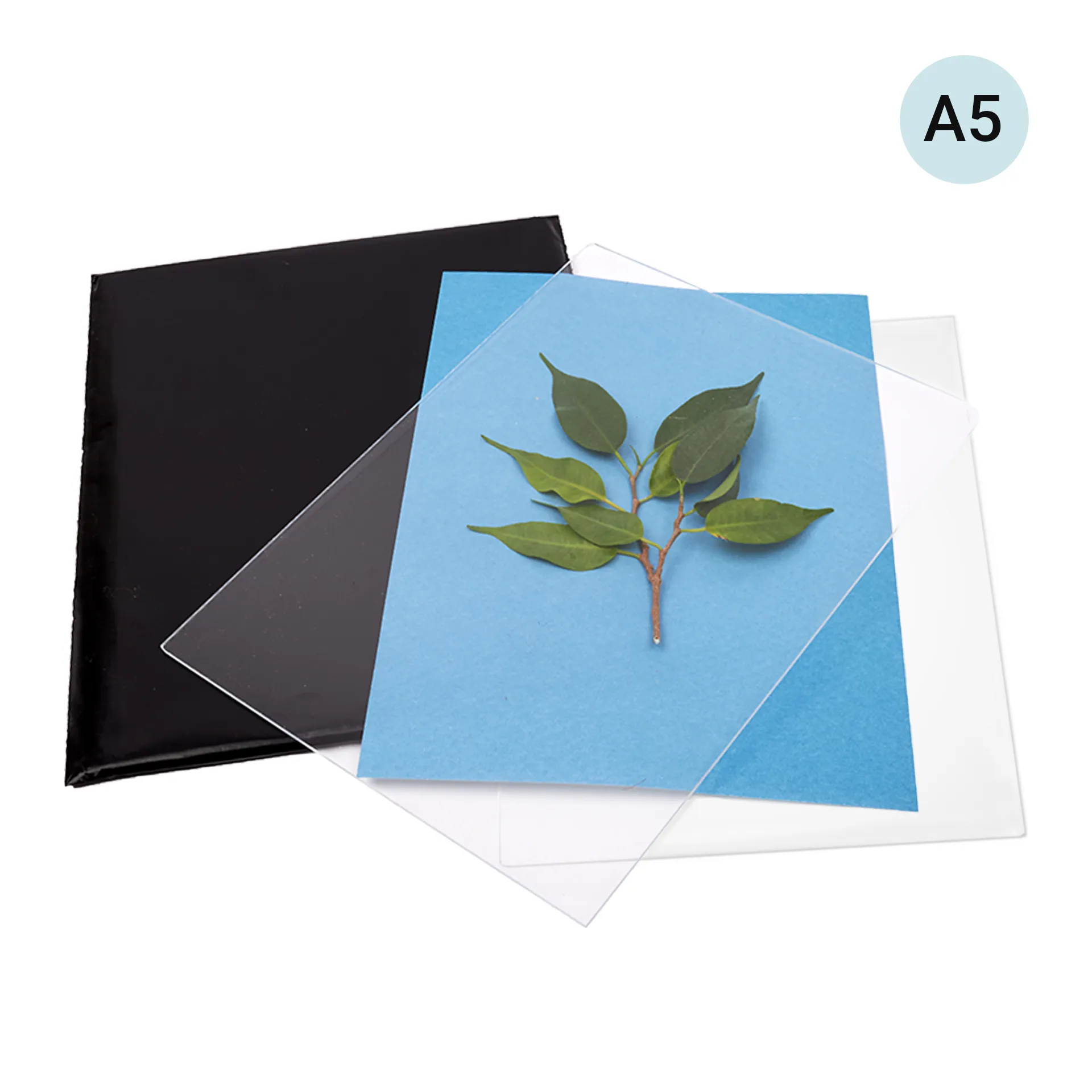 Foto-Solarpapier A5, mit 2 Fixierscheiben, 40 Blatt