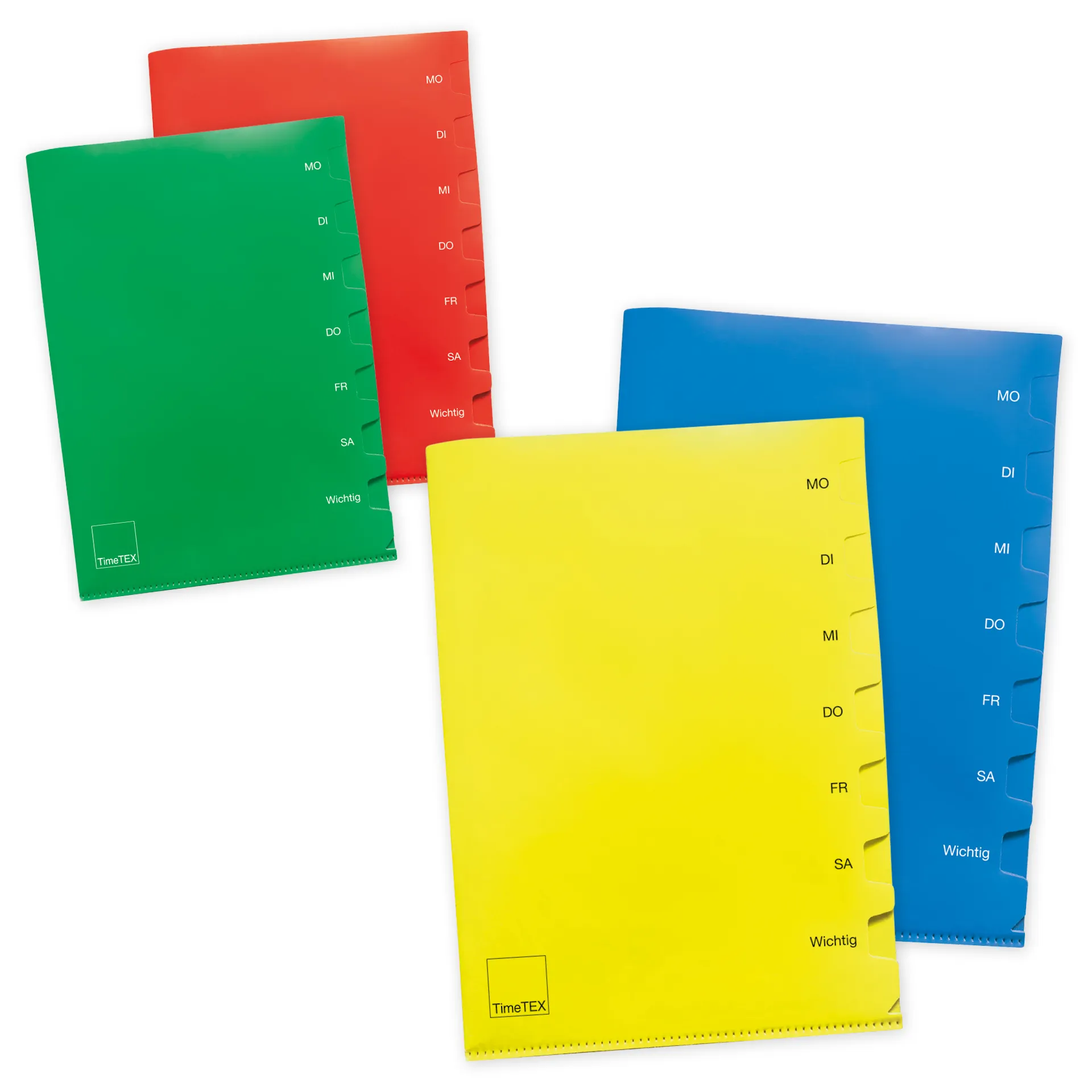 Weekday folder A4-Plus, 2 st, 7 divisioner