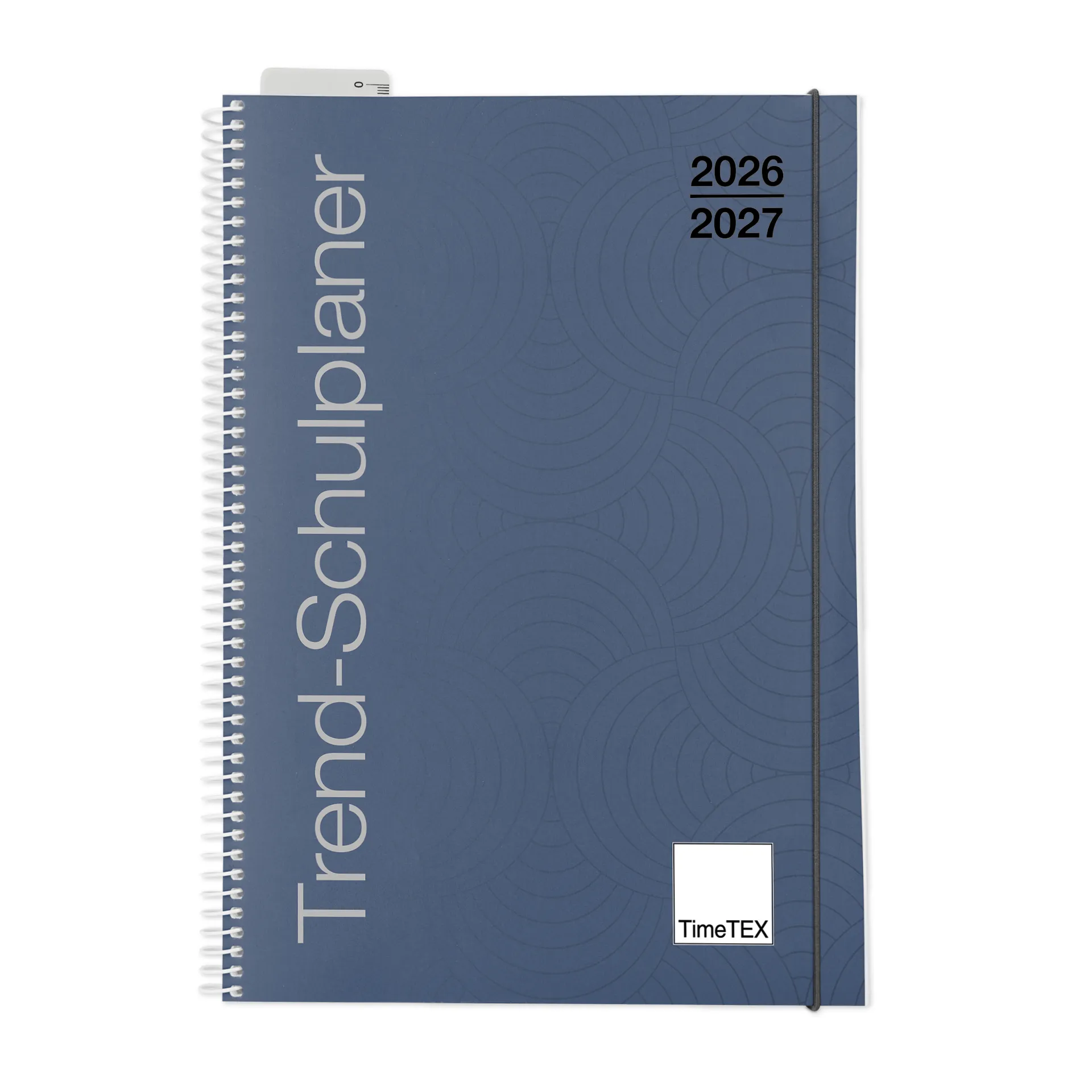 TimeTEX Trend-Schulplaner A4, 2026/2027, nachtblau