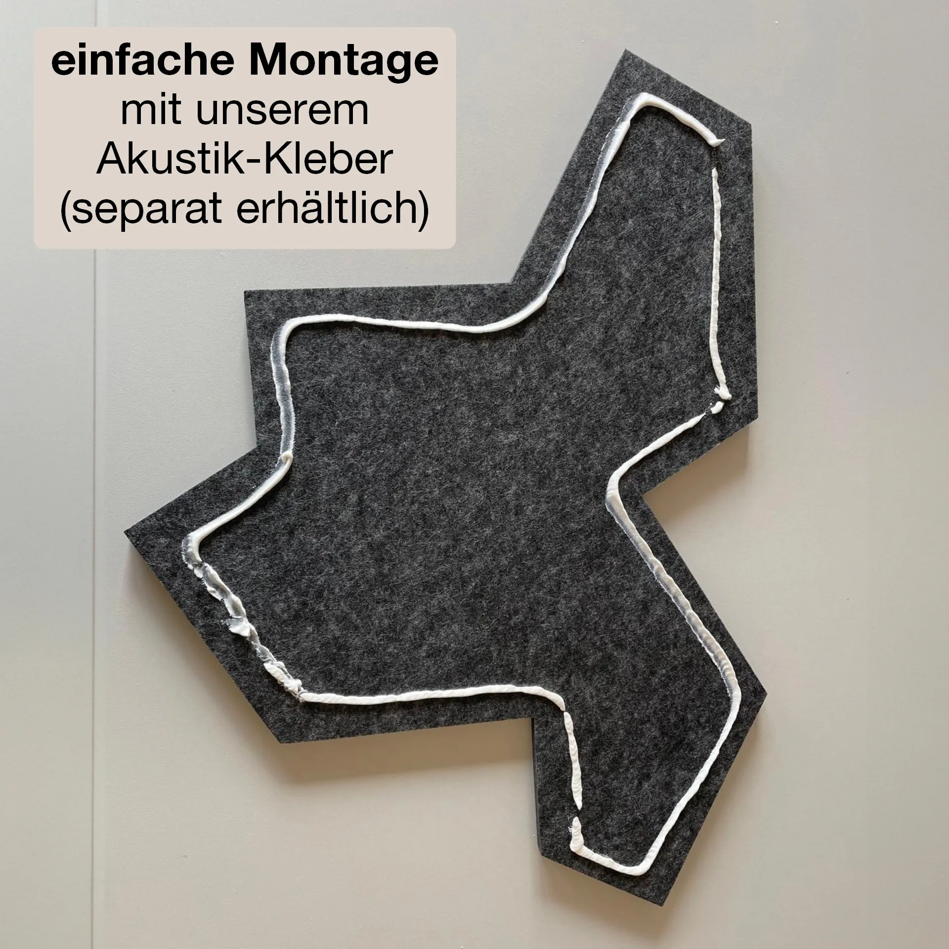 Schallabsorber Silentstar "EinStein" 3 Grautöne, 12 Stück