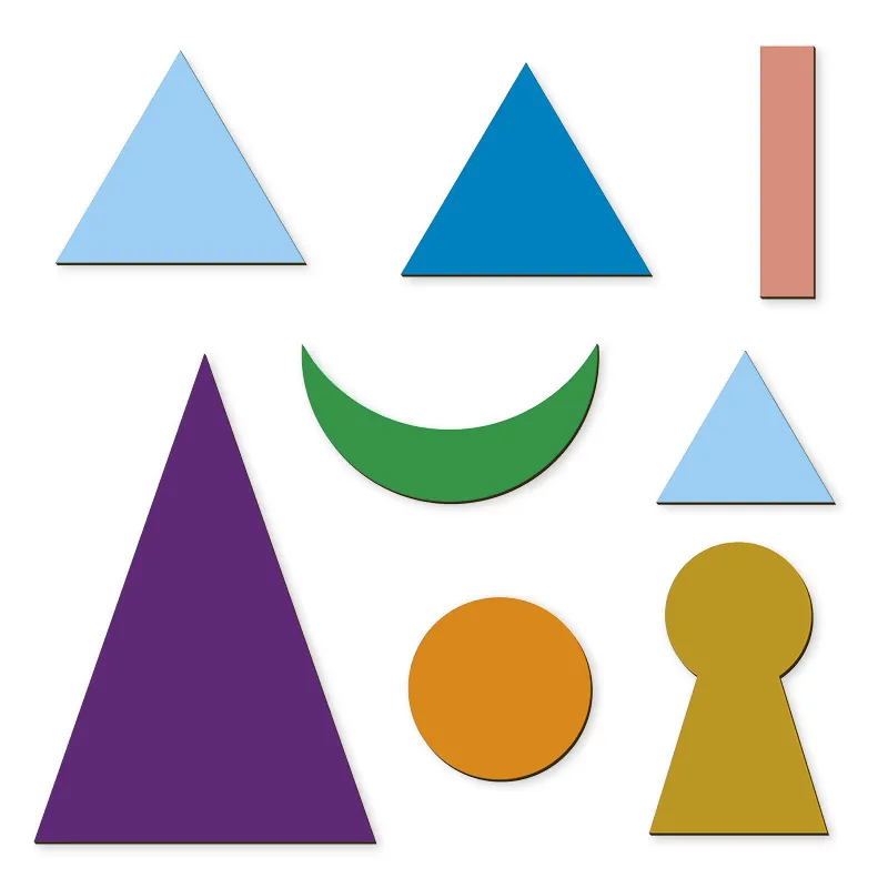 Wortarten-Symbole, magnetisch, 60-tlg. "Montessori Premium"