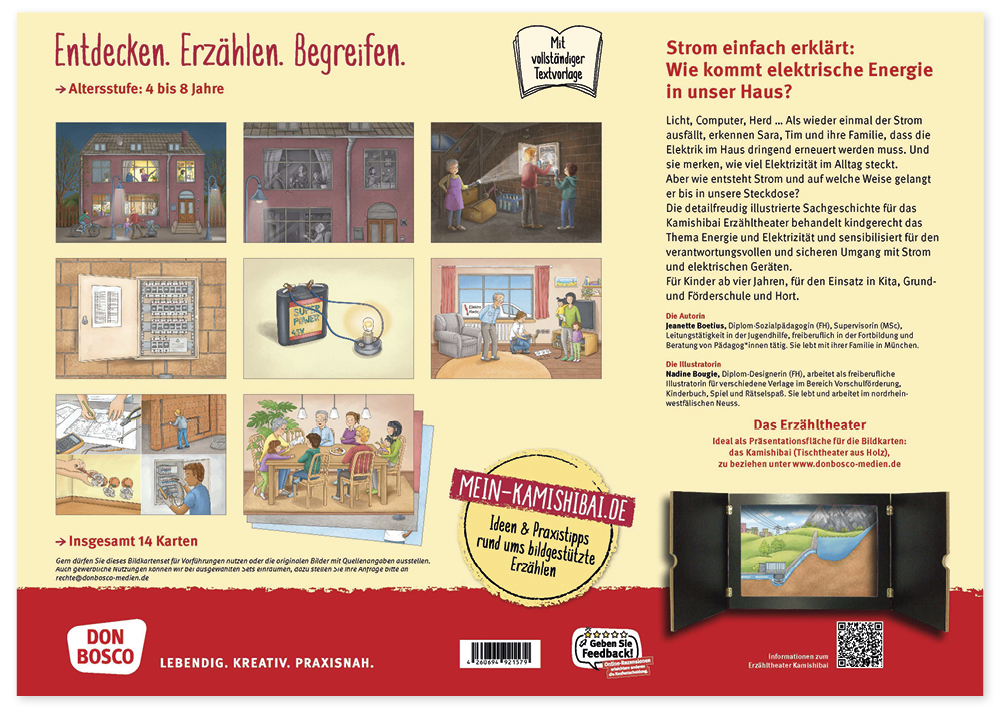 Bildergeschichten-Karten "Wie kommt der Strom in die Steckdose?", 15-tlg.