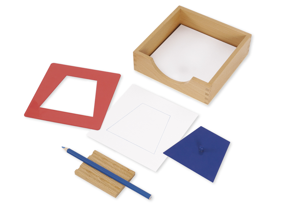 TimeTEX bakke til 3 blyanter "Montessori Premium" TimeTEX bakke til 3 blyanter "Montessori Premium"
